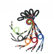 Double Dog Lead Dual Two Way Tangle Free Coupler Split Bungee Pet Leash