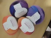 4 Skeins Knit Picks Chroma Wool Blend Fingering Yarn Lot