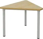 HOLGVE Meeting Room Desk, Small Conference Table, Triangle Splicing Use Office Computer Table, for Small Space Seminar Training Desk(23.6x23.6x29.5in/60x60x75cm)