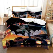 v5441 Bed Sheets BATMAN Bedding Set Avengers Duvet Cover Pillowcase Size Bed Sheets IU5441