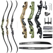 Archery 62" Hunting ILF Takedown Recurve Bow for Right Hand Bow Competition