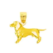 14K Gold Beagle Charm