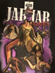 Star Wars Jar Jar Binks Tee Shirt Size M Medium EB Zing Australian Exclusive New