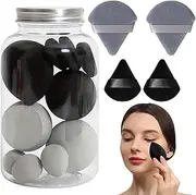 Small Make up Sponges - Beauty Sponges Blender | Soft Makeup Sponge | 14pcs makeup sponge set foundation cosmetic powder, Powder Puff Long Lasting Beauty Sponge Wet & Dry Use for Women