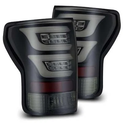 LED Tail Lights Jet Black AlphaRex PRO Smoked Lens For 2007-2013 Toyota Tundra (for: Toyota)