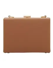 [1978W] Re-Frame Clutch In Caramel Brown