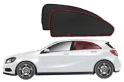 Genuine SNAPSHADES Car Rear Window Shades for Mercedes-Benz A-Class Hatchback...