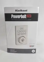 Kwikset Keyway Keypad Electronic Lock Grade 3 Satin Nickel KW1 992500-005