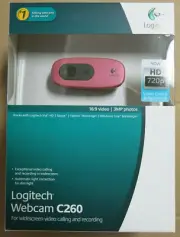 NEW Logitech Webcam C260 Widescreen Video Calling Recording Messenger