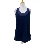 Adidas Climalite Tank Top L Racerback Cami Padded Sports Bra Country Club Tennis