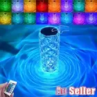 LED Crystal Table Lamp Diamond Rose Bar Night Light Touch Atmosphere Bedside NEW