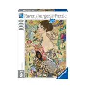 1000pc Ravensburger Lady w/ A Fan Kids/Childrens Jigsaw Puzzle Toy 70x50cm 15y+