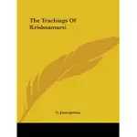 THE TEACHINGS OF KRISHNAMURTI