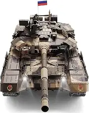 IMIFUN 1:16 Russian T90 Remote Control Tank Model(360-Degree Rotating Turret)(Steel Gear Gearbox)(Metal Tracks &Sprocket Wheel & Idle Wheel) Simulated Military Motorized RC Tank (Russian T90)