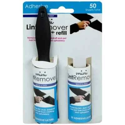 Mini Adhesive Lint Roller With Refill