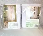Lichtenberg Tangiers White Sheer Curtain One Panel 59”x 84”Lot of 2 NOS