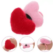 10 Pcs Wrist Heart Holder Wool Pin Cushion Wearable Pin Cushions Sewing