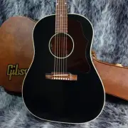 Acoustic Guitar Gibson 50s J-45 Original Ebony Black Sitka Spruce Top
