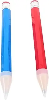 LALAFINA Big Pencil Set Woodcraft Pencils Eraser for Boys and Girls Extra Large Wooden Pencils for Preschoolers Unique Octagonal Pencils