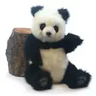 HANSA PANDA BEAR CUTE REALISTIC SOFT ANIMAL PLUSH TOY 38cm **NEW**