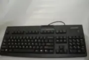 Cherry Secure Board 108-Key Wired USB Keyboard with Smart Card Reader