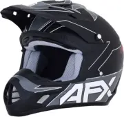 FX-17 Full Face Offroad Helmet Matte Black Large AFX 0110-6491