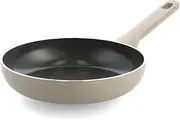 Green Chef Tones Frying Pan, 7.9 inches (20 cm), Taupe IH Compatible, Ceramic, Non-Stick, Fluorine Free