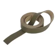 Leather Straps Strip Belt 1.5cm(0.6" Width) Leather Strips Army Green