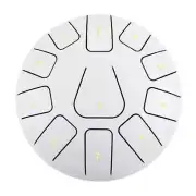 8 Inch Steel Tongue Drum 11 Note Handpan Drum with Drum Mallet Finger Percussion