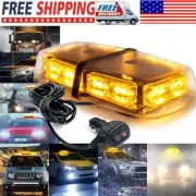 36 LED Strobe Light Bar w/ Magnetic Base Car Rooftop Emergency Flashing Warning