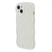 Phone Case for iPhone 14 Plus Anti-Fall Soft TPU Protective Cover Wavy Edge Phone Shell