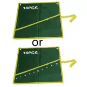 10 Pockets Canvas Spanner Wrench Tool Roll Up Storage Bag