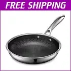 Space-Saving 8-Inch Nonstick Frying Pan - Durable, Lightweight & Easy Cleanup