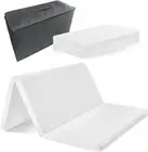 Travel Cot Mattress, Foldable Portable Memory Foam Crib Mattresses, Breathabl...