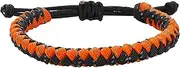 [JENDEAR SHINE] Paracord Bracelet for Men, Hand Braided Rope Bracelet Waterproof Adjustable, Sailing Surfing Outdoor Hiking