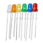 Premium 20pcs 3mm LED Light Emitting Diode Red Orange Yellow Green Blue White