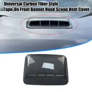 Universal Carbon Fiber Style Front Bonnet Hood Scoop Vent Cover For Honda Civic