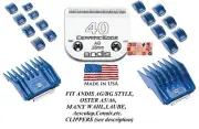 ANDIS 17 ATTACHMENT GUIDE COMB SET&CeramicEdge 40 BLADE*Fit AG,Oster A5 Clipper
