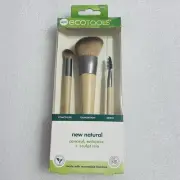 Ecotools Makeup Brush Set 3 Pieces, Concealer, Fundation, Brow #0033