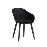 Modern Furniture UNITY Arm Chair 82x84cm - Dark Grey & Black
