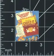 Cheez-It Cheese Crackers - Vinyl Sticker Vintage Advertisement Ad Print Sign