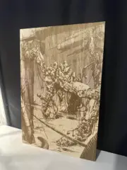 Anime Blame! Wooden Manga Panel (12x16)