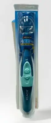 reach access power floss 1 handle 8 disposable snap on heads teal scuffed box