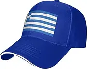 [SSIULUS] Greek Flag Casquette Cap Hats,Trucker,Baseball Cap with Snapback,Perfect for Summer,Golf