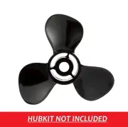 QuickSilver Black Diamond XT 14 1/4 x 21 QA1918X Aluminum Prop Yamaha 150-300HP