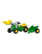 [John Deere] Rolly Classic Pedal Tractor with Tray 161cm in Yellow/Green