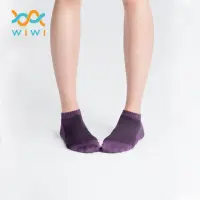 在飛比找momo購物網優惠-【WIWI】【現貨】MIT發熱抑菌按摩船型襪 女生-羅藍紫 