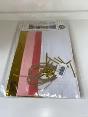 Bromose 20pcs DIY Tissue Paper Tassel Garland