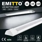 Emitto LED Slim Ceiling Batten Tube Light Linear Fitting 120cm Daylight 6500K