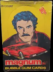 1983 Donruss Magnum P.I. Wax Box ( Sealed ) Tom Selleck 36 packs